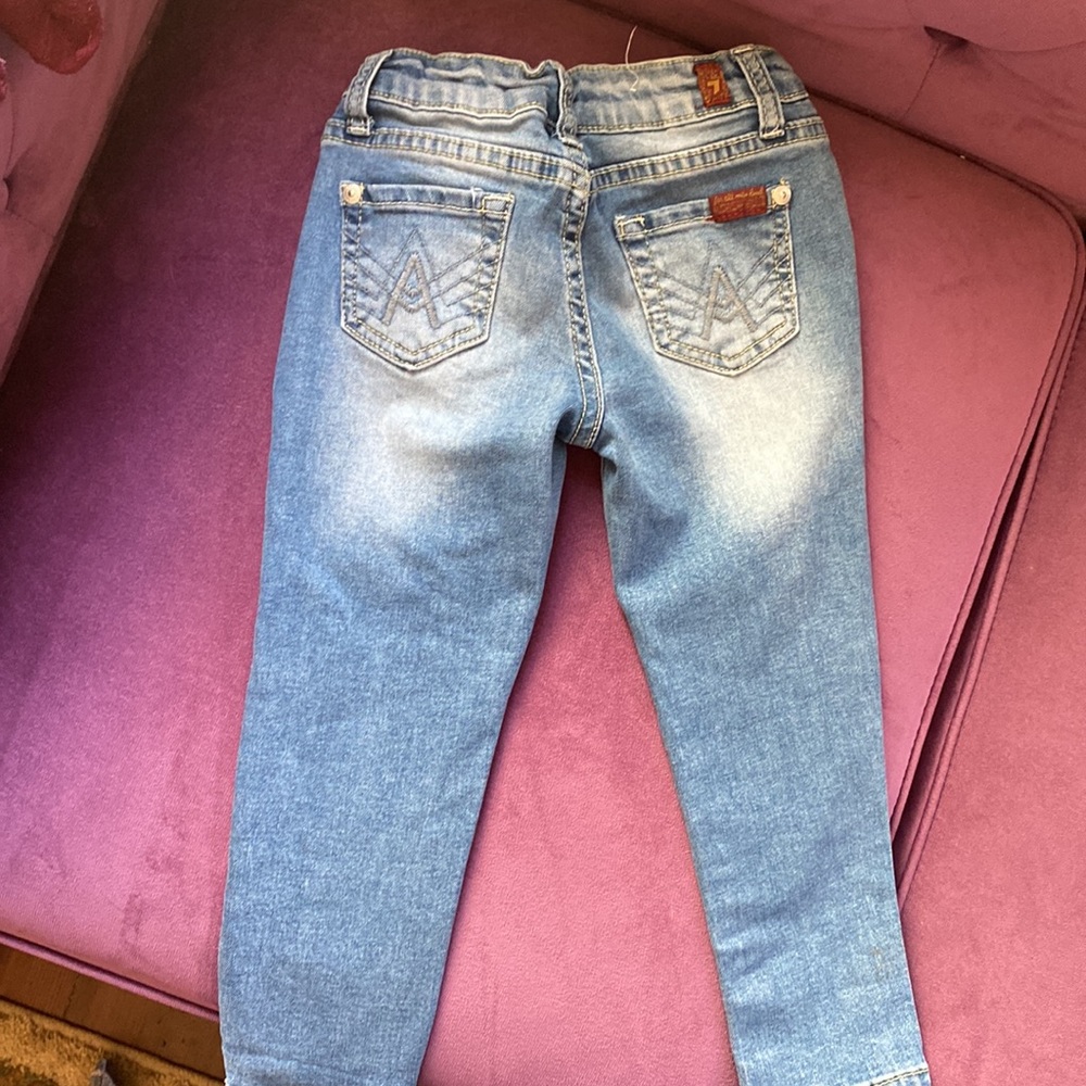4t Toddler Jeans- 7 for all mankind - Picture 2 of 4